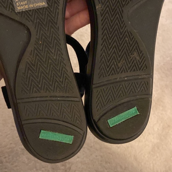 ***NWOT*** GRASSHOPPERS “ROSE” ORTHOLITE T-STRAP‎ SANDALS SIZE 11 - Picture 10 of 14